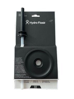 Hydro Flask Press-In Straw Lid Medium in Black